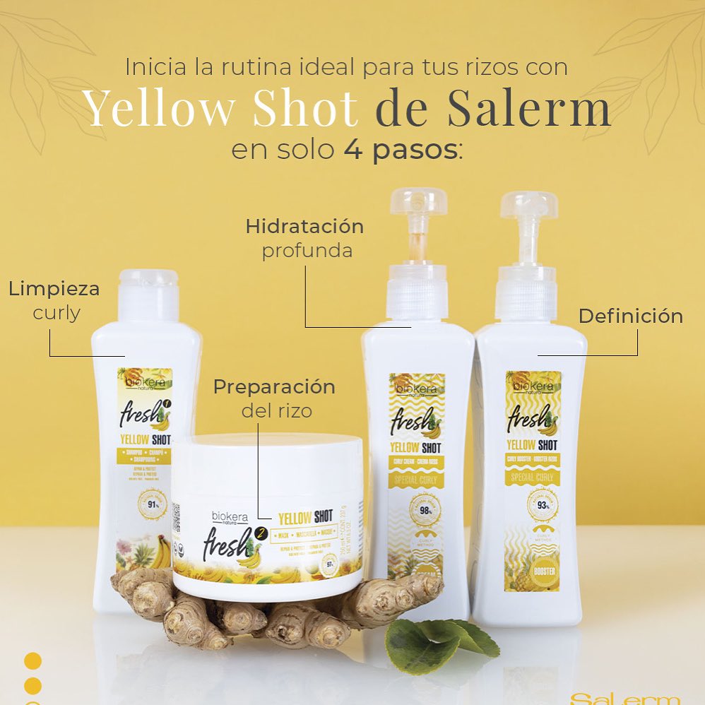 BIOKERA YELLOW SHOT CUIDADO RIZOS