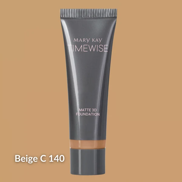 Base de Maquillaje Mate TimeWise 3D (Beige C 140)